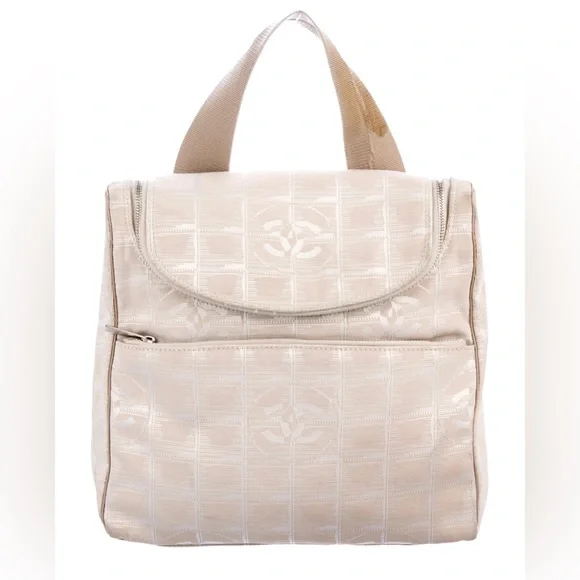 Chanel Travel Line Convertible Backpack authenticated Chanel CHANEL Canvas Backpack Style Handbags for Women for sale | eBay main image 4